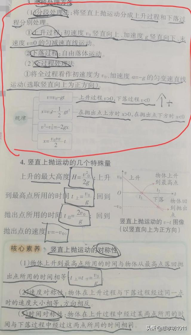 自由落体时间公式，自由落体公式加速度（<自由落体运动、竖直上抛运动>）