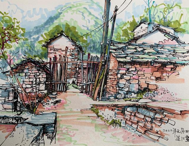 马克笔干了怎么办，马克笔干了怎么擦掉（如何快速上手马克笔淡彩速写）