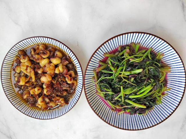 做饭的说说朋友圈，做饭发朋友圈的心情说说（江西男子晒老婆回娘家后的午餐）