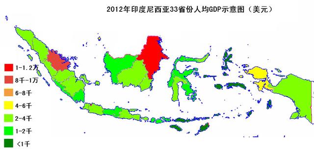 印度尼西亚面积，印尼国土面积大吗（人口2.62亿面积190万）