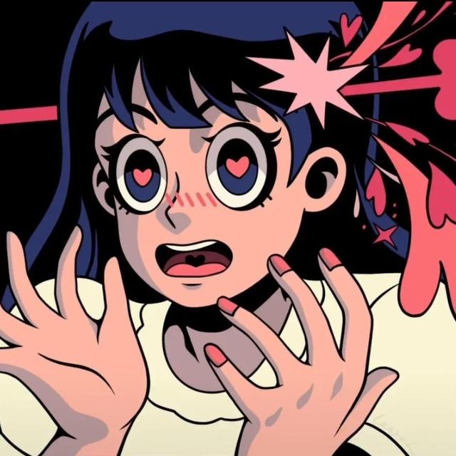 情头漫画 情侣，情侣头像丨一对两张漫画情头微信（插画风漫画风情侣头像）