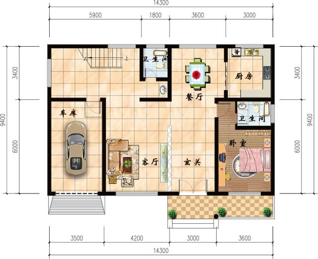 农村别墅自建房，别墅户型大全农村自建房带露台（28款带车库二层农村别墅自建房,高颜值设计带车库自建别墅不求人）