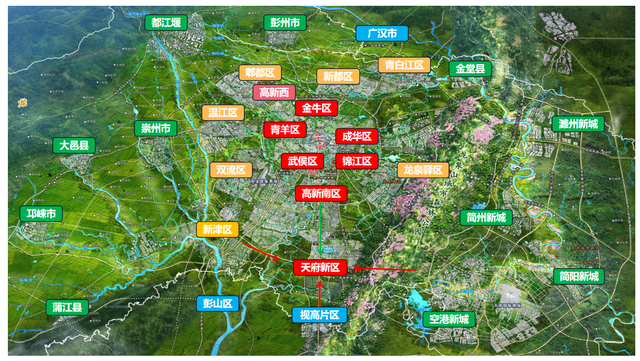 成都天府新区属于哪个区，四川天府新区和成都天府新区区别