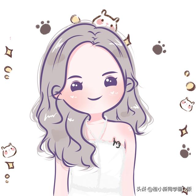 浪妹。，微信头像，浪妹。（乘风破浪3小姐姐简笔画小头像来一波）
