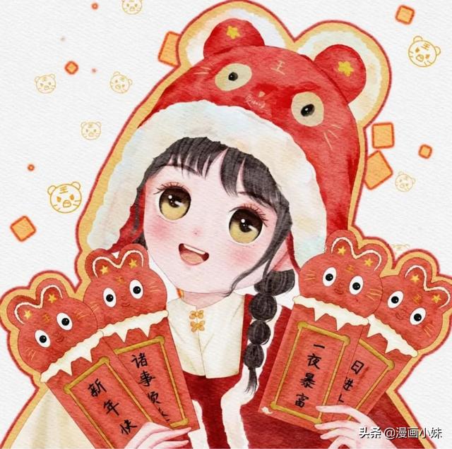 今年最火的闺蜜头像，最近超火闺蜜头像微信（2022新年喜庆好运的闺蜜头像来了）