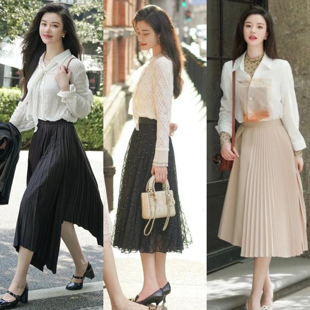 白色半身裙搭配什么上衣好看，白色半身裙搭配什么上衣好看夏（穿半身裙搭配这4件短上衣）