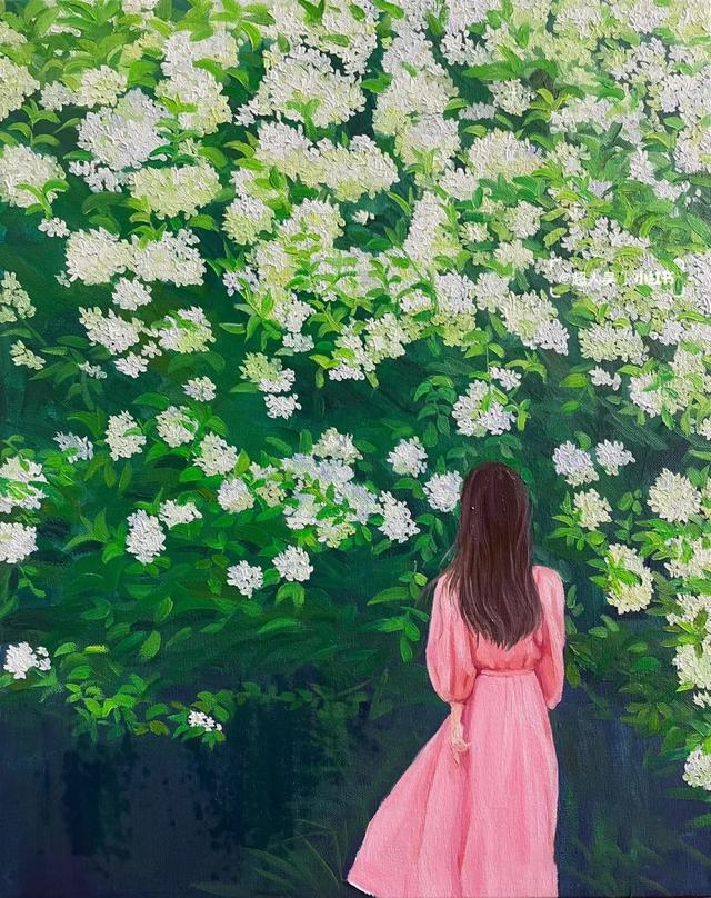 图画头像图片大全，经典绘画女生头像微信（温柔治愈女生插画头像）