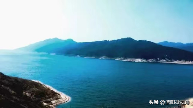 信阳风景最美的水库，信阳罗山县九里落雁湖