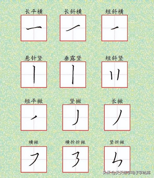 再字笔画顺序，久字笔画顺序（如何写好硬笔偏旁部首）