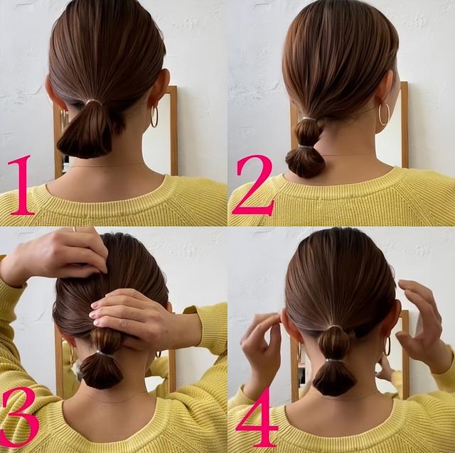 长发编发教程简单好看自己编，长发编发简单好看（2022中长发马尾绑发教学）