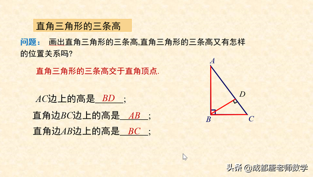 钝角三角形怎么画，锐角三角形和钝角三角形怎么画（为什么钝角三角形的高在外面）