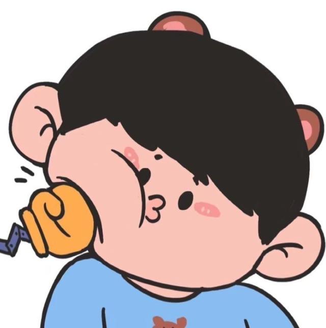 情头漫画 情侣，情侣头像丨一对两张漫画情头微信（插画风漫画风情侣头像）