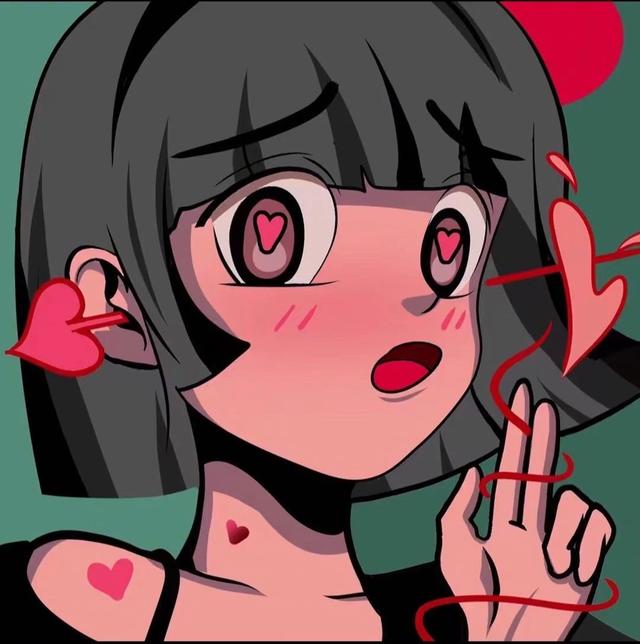 情头漫画 情侣，情侣头像丨一对两张漫画情头微信（插画风漫画风情侣头像）