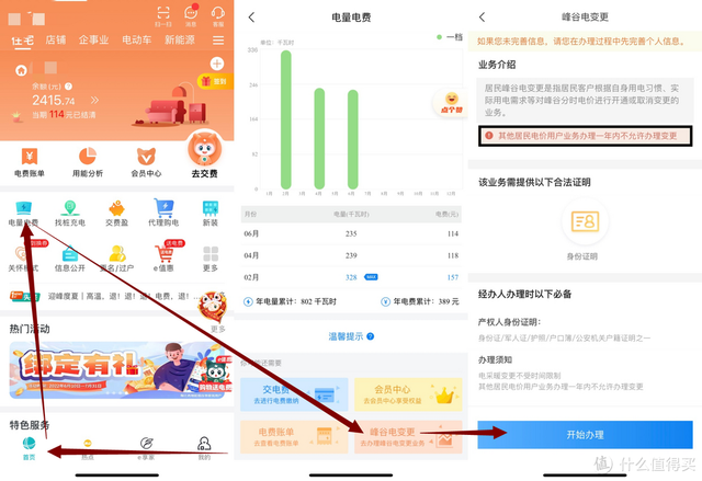 峰谷电是什么意思，峰用电平用电谷用电是什么意思（网上国网如何查看用电习惯和更改峰谷电）