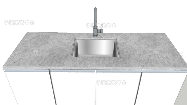 水槽安装步骤方法，水槽安装位置图片（橱柜水槽安装工艺HJSJ-2022）
