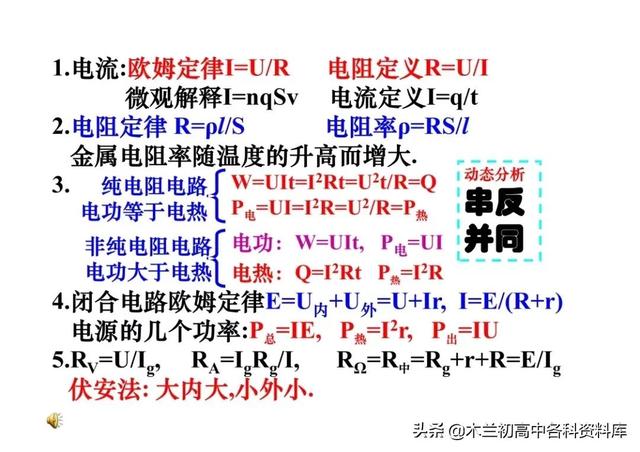 高中物理所有公式，高中物理公式（高中物理所有公式、重要性质、定理和定律大全）