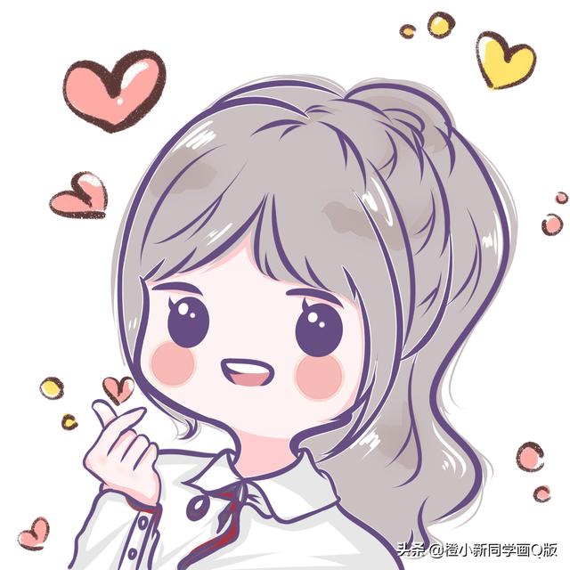 浪妹。，微信头像，浪妹。（乘风破浪3小姐姐简笔画小头像来一波）