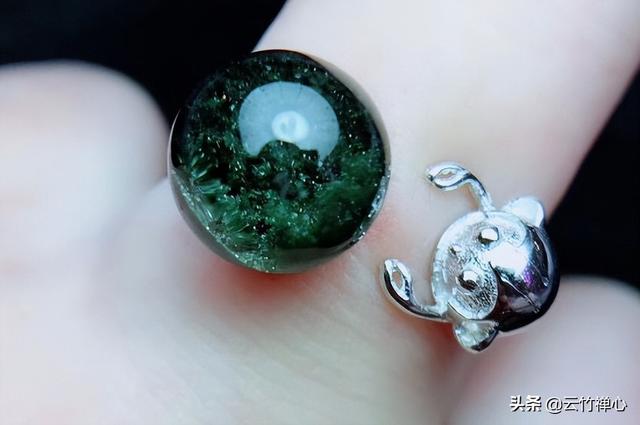 天然水晶鉴定方法，绿幽灵水晶真假分辨