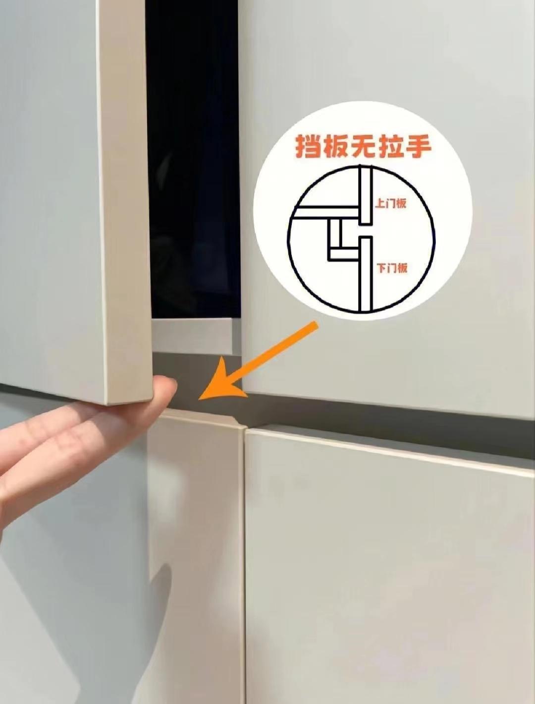 6. 橱柜免拉手柜门
