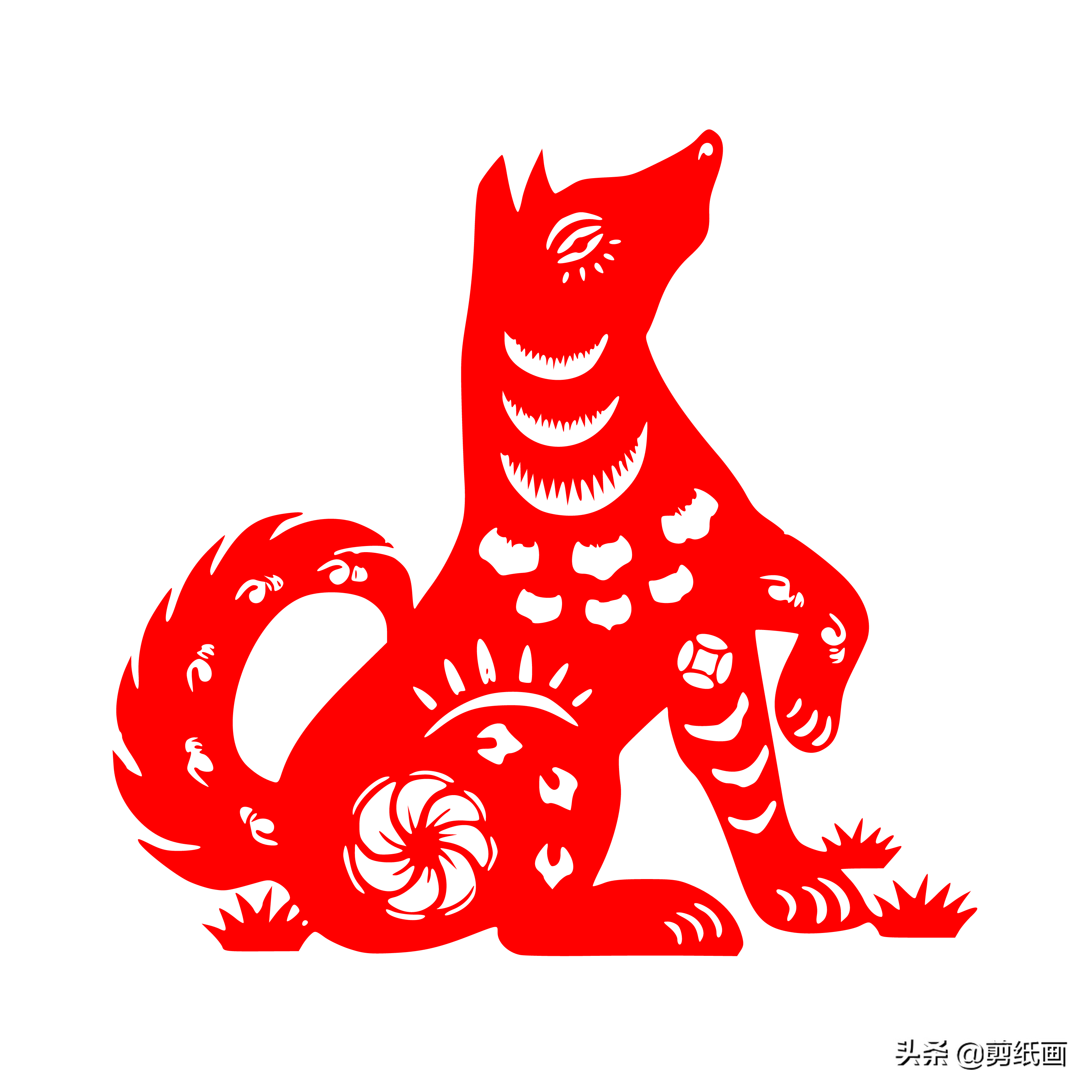 1982年属狗2022年运势及运程,十二生肖剪纸狗-星座-荣耀易学