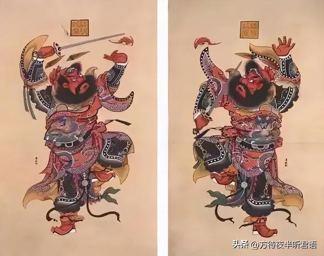 关于年画门神的来历，门神从哪里来