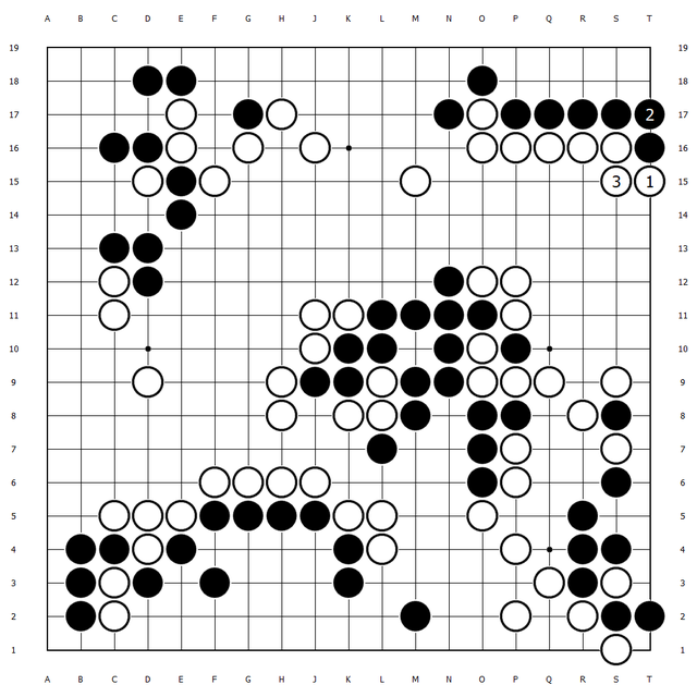 围棋三十六种杀法，围棋的基本杀法——安内攘外杀法（实战两个大官子价值计算）