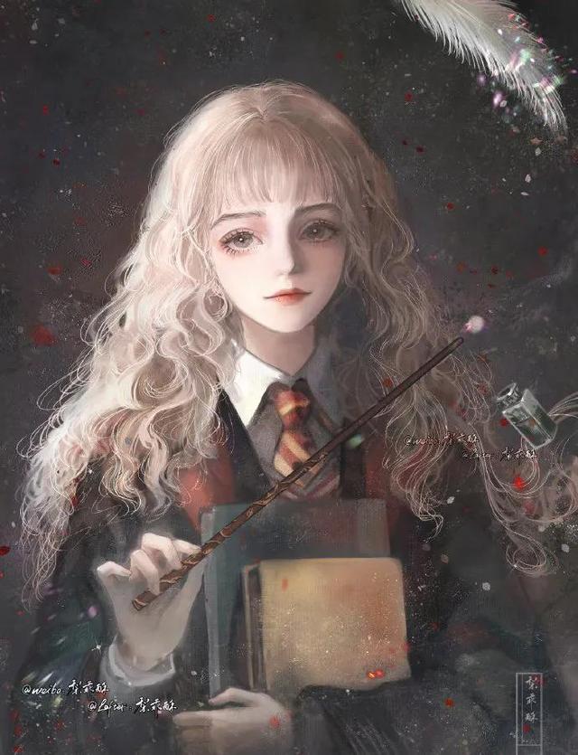 哈利波特q版图片，Q版哈利波特团头/多人微信（，头像，The）