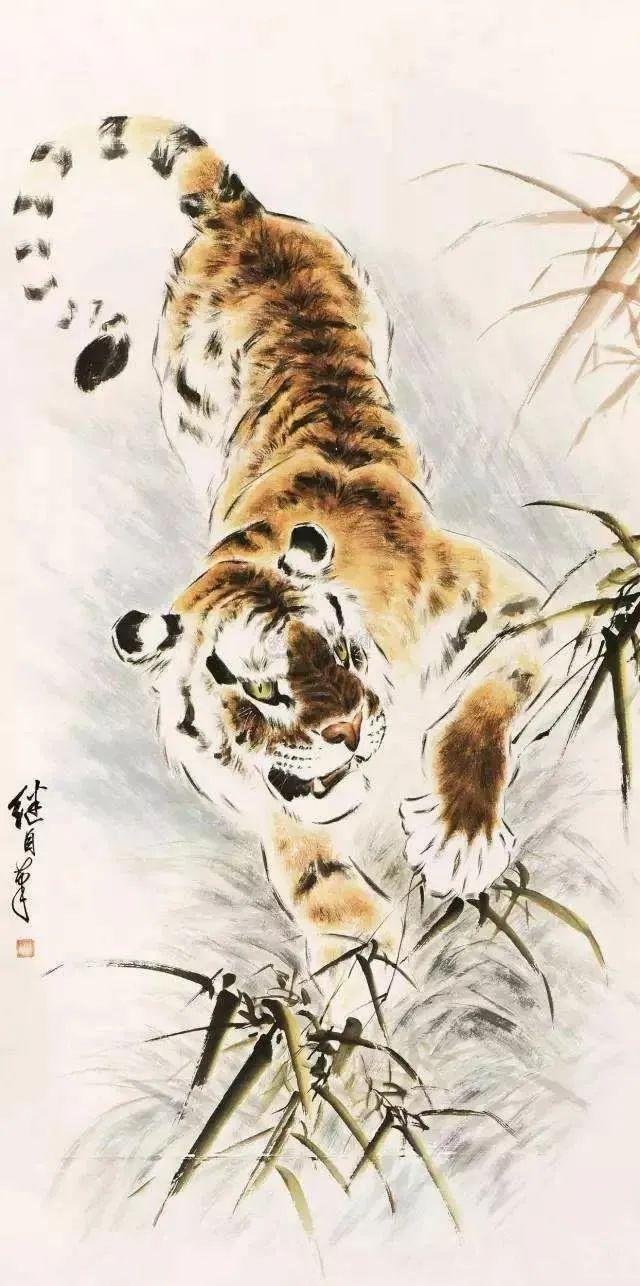 哪个画家擅长画虎,擅长画虎的是哪个画家(当代画圣画虎)