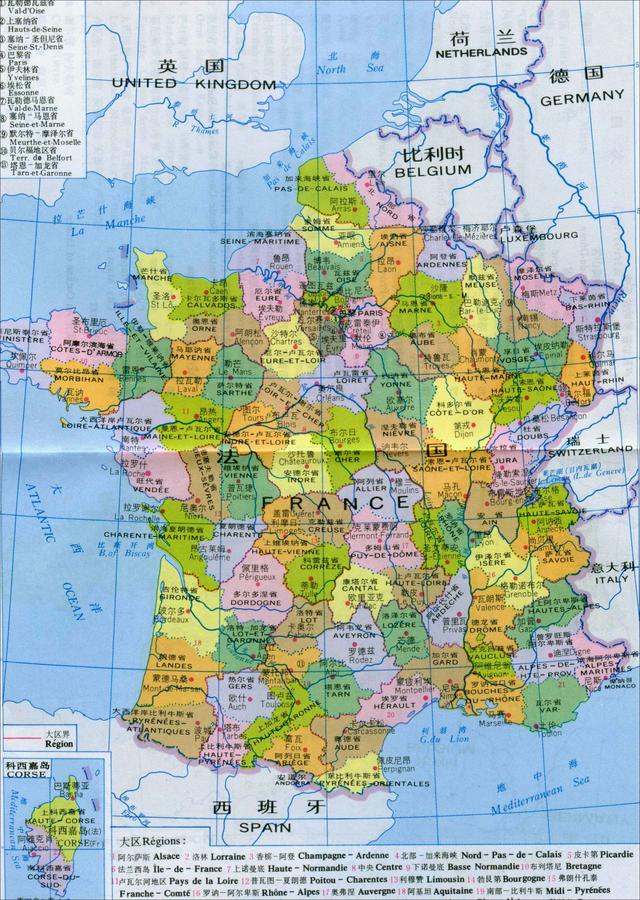 2,市镇是法国的第5级行政区划:共有近37万个,93%的人口不足3500