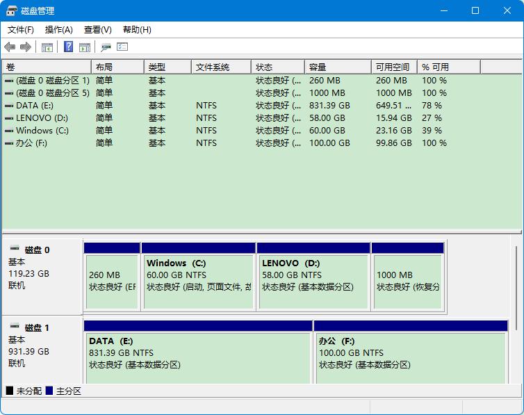 怎么把磁盘合并成一个区（c盘分小了重新分配的方法）