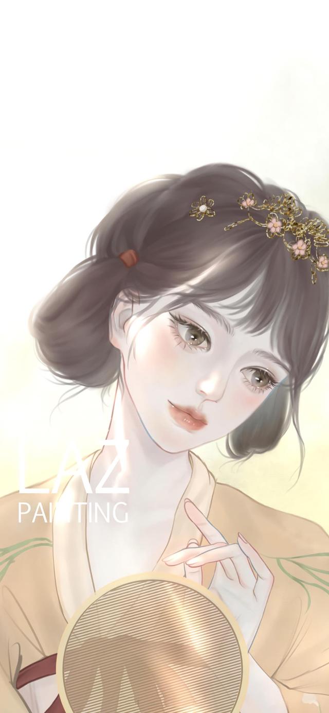 古风美女手绘插画，古风美女手绘插画图片（若有诗书藏于心）