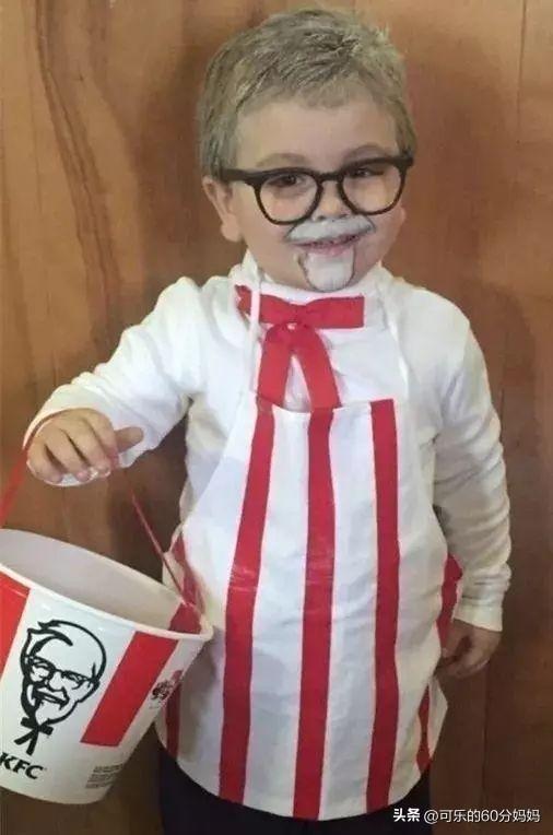 幼儿园小朋友妆容图片，宝宝元旦妆容（幼儿园万圣节妆容，家长有多拼）