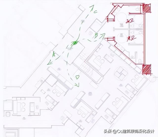 酒店的房间如何布局，酒店房间布局设计图（酒店空间还可以这样分析）