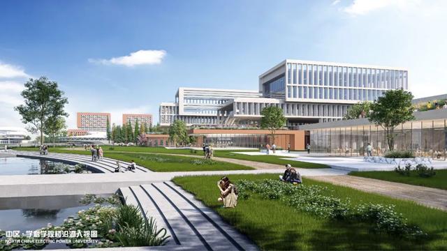 保定华电新校区规划图，华北电力大学保定校区置换建设总体规划设计方案