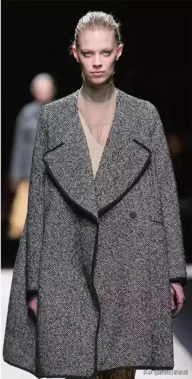 手工纸衣服怎么剪，手工纸衣服怎么剪纸（4款翻领双面羊绒外套纸样分享才智服装技术）