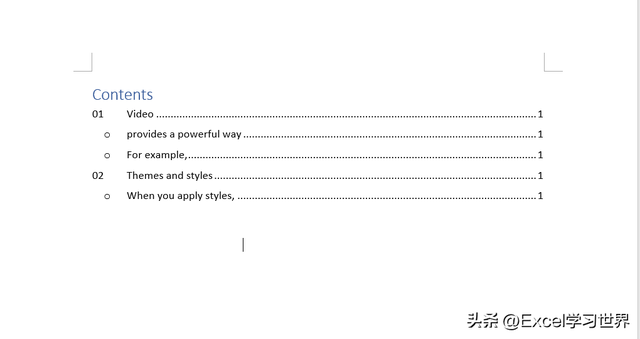 怎样自动生成目录，word系统怎样自动生成目录（这是人生中绕不过去的一个必备技能）
