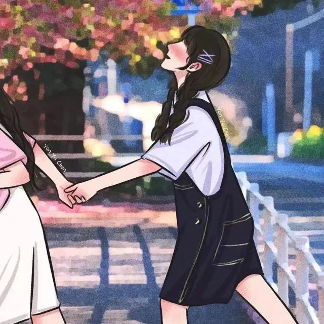 梨婉‖动漫闺蜜头像/姐妹头像/一对两张微信，梨婉‖动漫闺蜜头像/姐妹头像/一对两张（直接封神的小众动漫闺蜜头像）