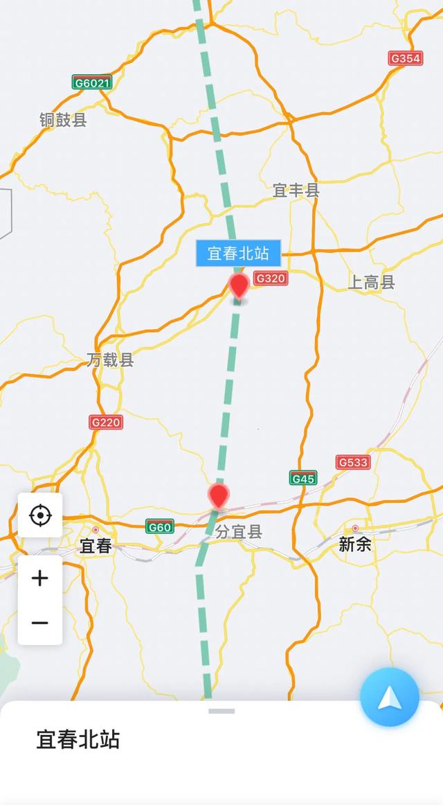 宜春地区高铁规划，吉段最均衡线路规划图