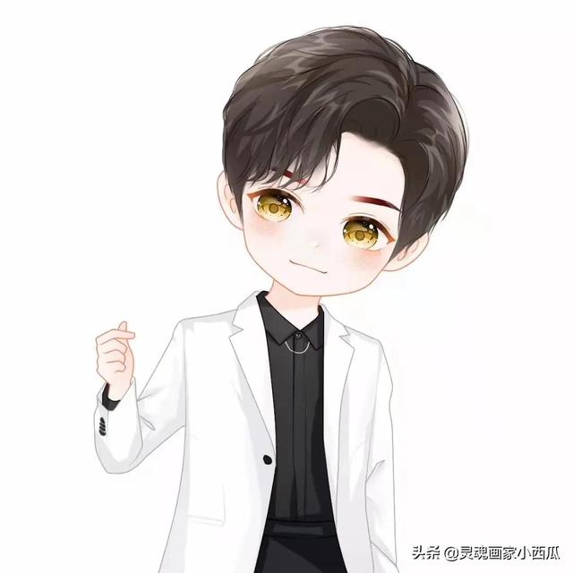 可爱男生动漫头像微信，可爱男生动漫头像（手绘的男士卡通微信头像）