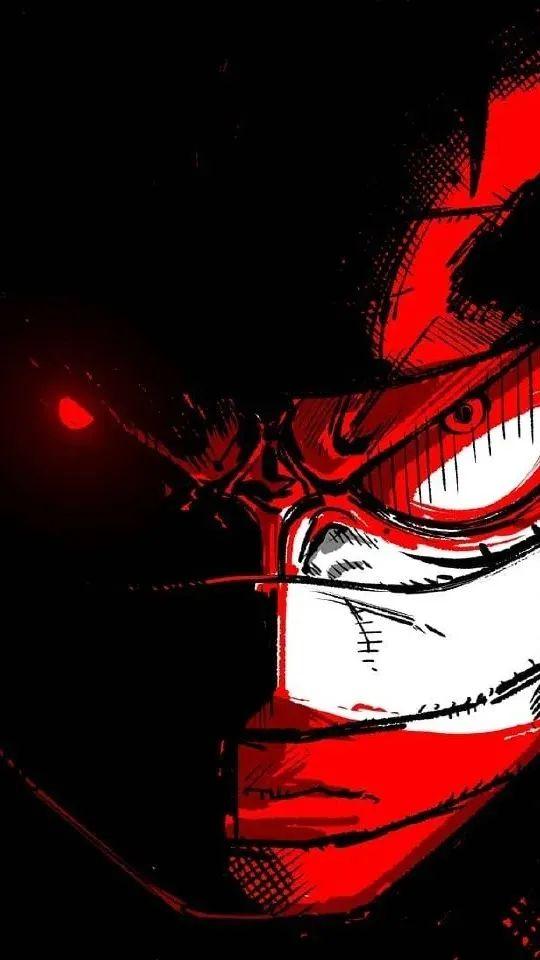 帅气的头像动漫 男生 黑暗系，动漫男生暗黑系头像微信（海贼王壁纸，路飞暗黑系列）