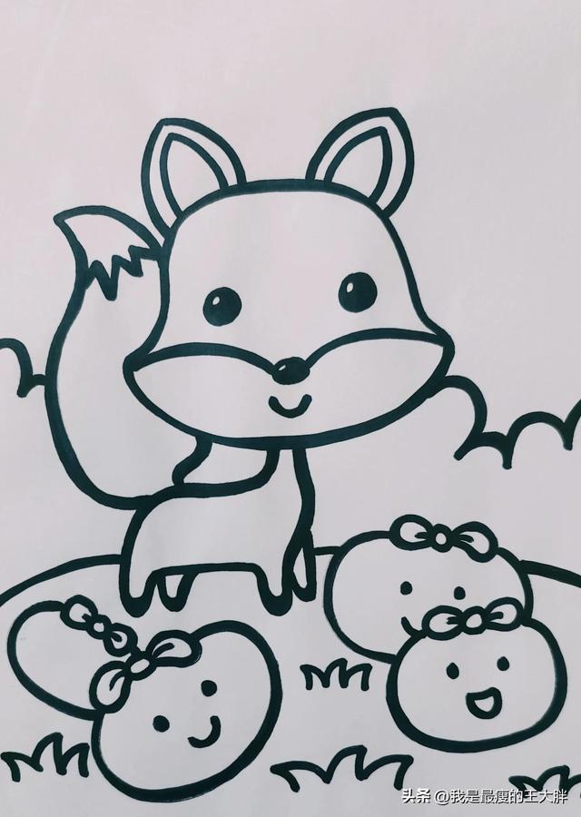 5-7岁幼儿学画画教程，5-8岁儿童学画画（儿童小动物简笔画）