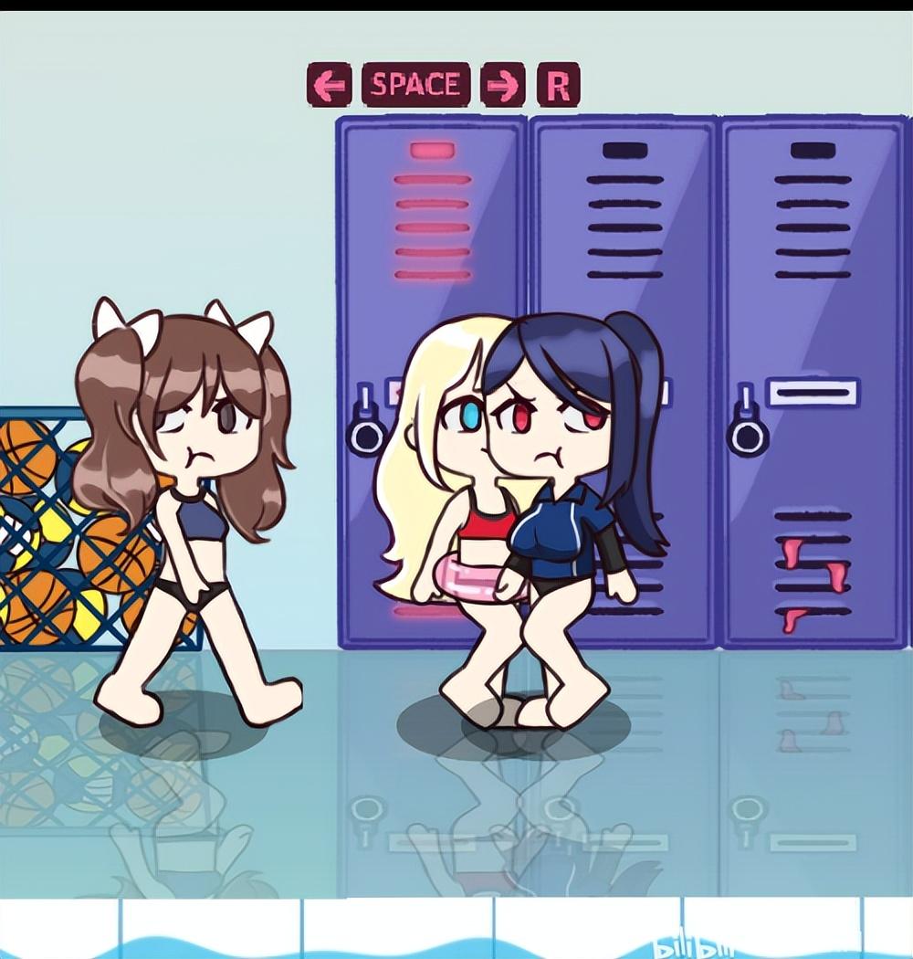 开空柜子可以吓人,让那些想举报你(表情奇怪的女孩比如诧异,愤怒的