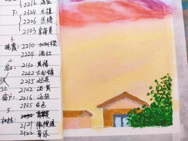 治愈系的风景画 今天的晚霞很好看 风也很温柔 但是以后我要和别人说了。，治愈系风景画手绘（治愈系之夏日的傍晚图片）