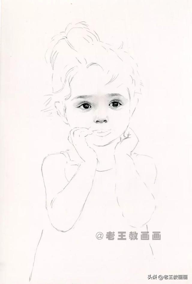 眼睛怎么画简单又漂亮，公主眼睛怎么画简单又漂亮（教你画一幅女孩肖像画）