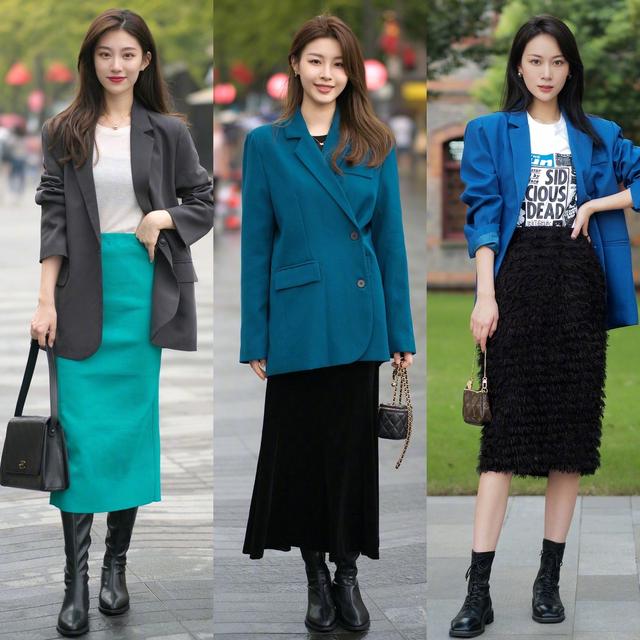 长裙靴子怎么搭配,长裙靴子怎么搭配衣服(今年流行"裙子 靴子")