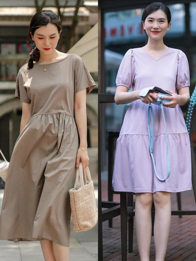 过膝裙子怎么搭配，过膝裙子怎么搭配好看（今年流行的连衣裙都是“过膝款”）