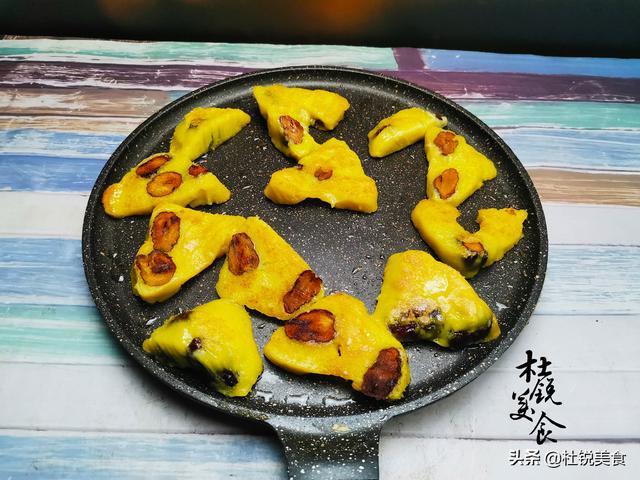 年糕片怎么做好吃，切片回锅比“蜜三刀”还香甜