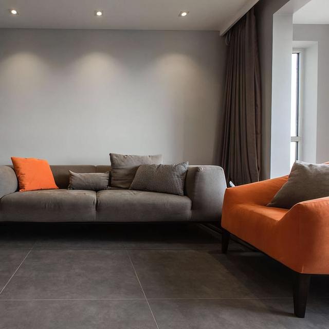 室内地板砖装修图片，室内地板砖效果图（客厅铺地砖+房间铺地板是最佳搭配）