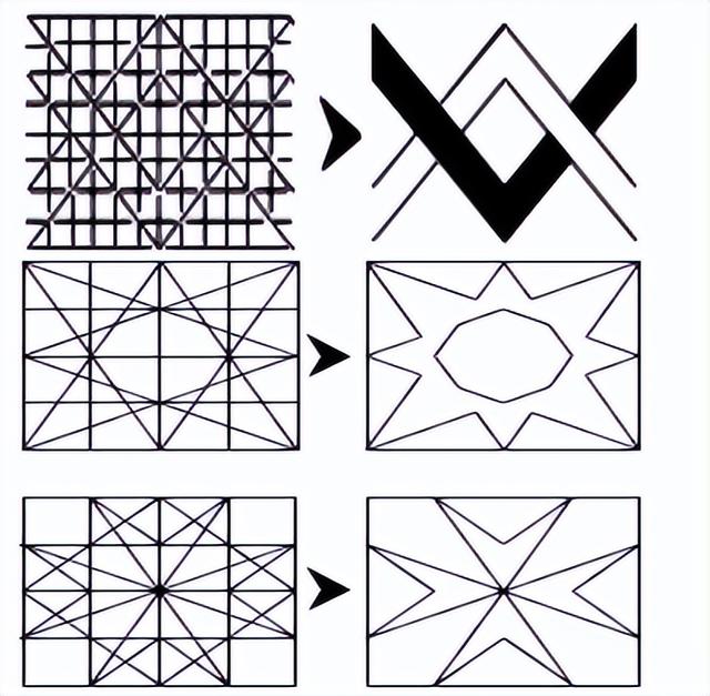 剪纸的基本折叠方法之六角星折法，六角折叠剪纸图案画法（创造装饰图案的数学因素）