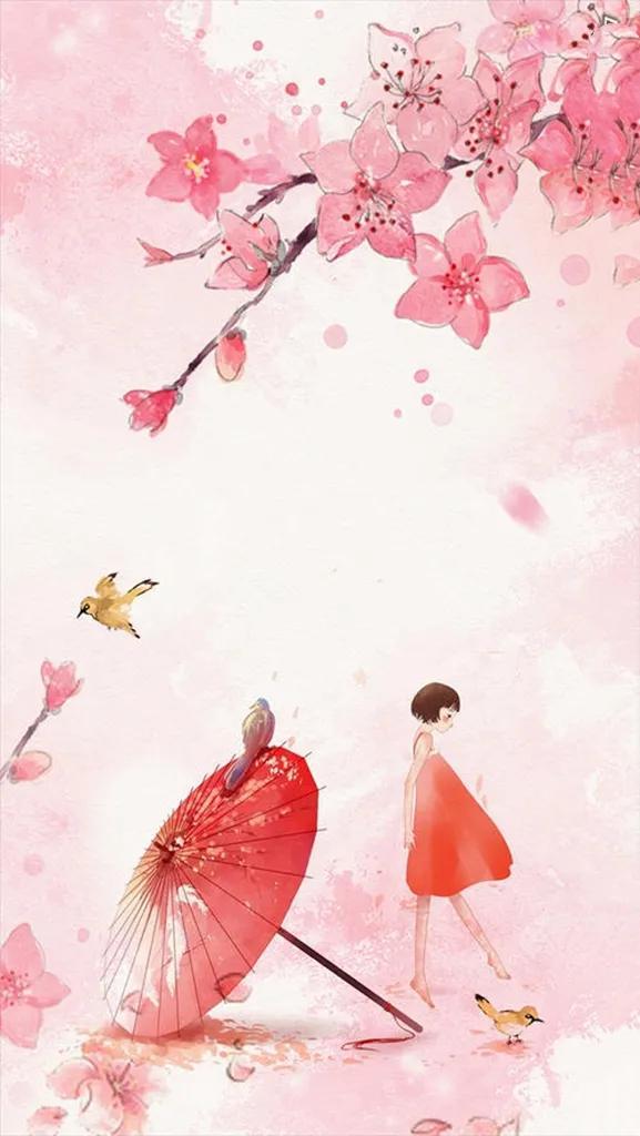 如何画简单好看的桃花，如何画简单好看的桃花图（分享图片：手绘桃花）